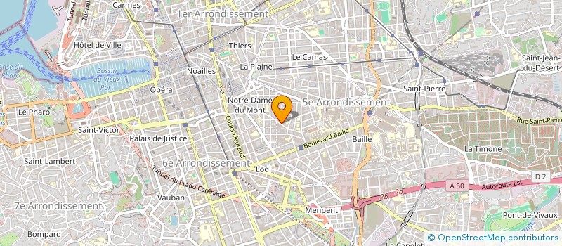 localisation de l'entreprise MARSEILLE ACCESSOIRES AUTO à MARSEILLE