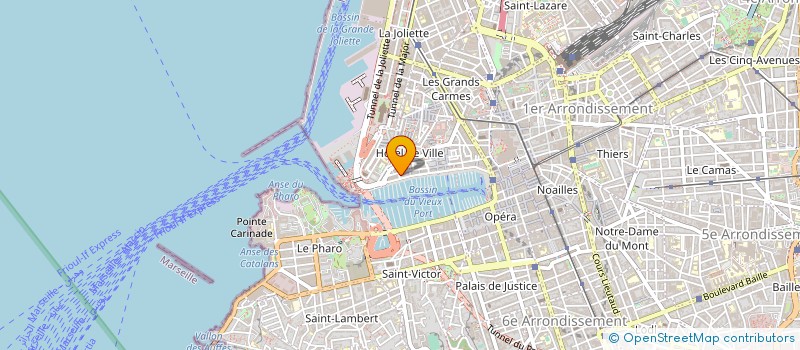 localisation de l'entreprise MARSEILLE ACCUEIL CULTURE ET TRADITION à MARSEILLE 2EME