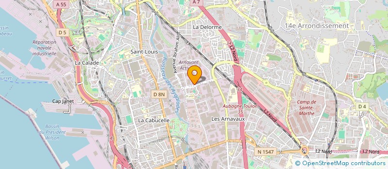 localisation de l'entreprise MARSEILLE ACTION DEVELOPPEMENT ECHANGE à MARSEILLE