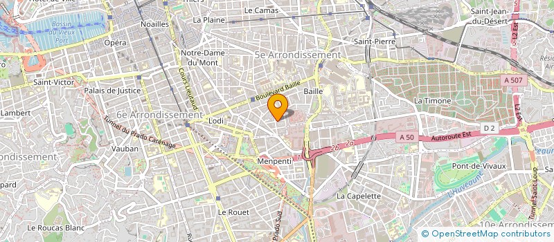 localisation de l'entreprise MARSEILLE AIN AAR à MARSEILLE