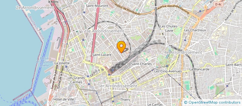 localisation de l'entreprise MARSEILLE APPARTEMENT à MARSEILLE