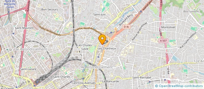 localisation de l'entreprise MARSEILLE ASSOCIATION TODE CHARTREUX à MARSEILLE