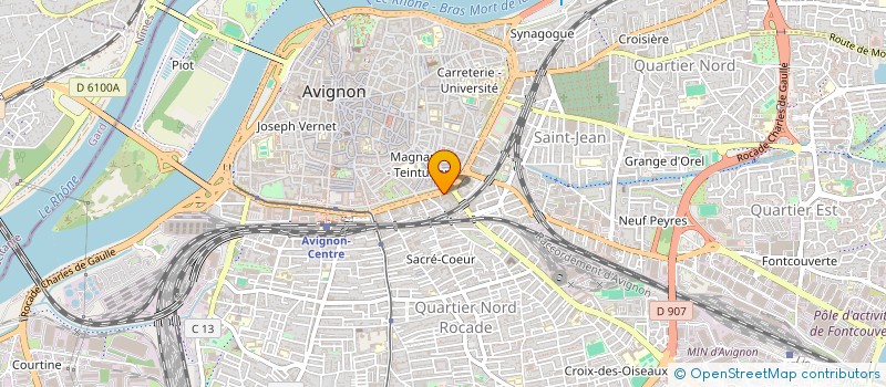 localisation de l'entreprise MARSEILLE-CACHOTTE à AVIGNON