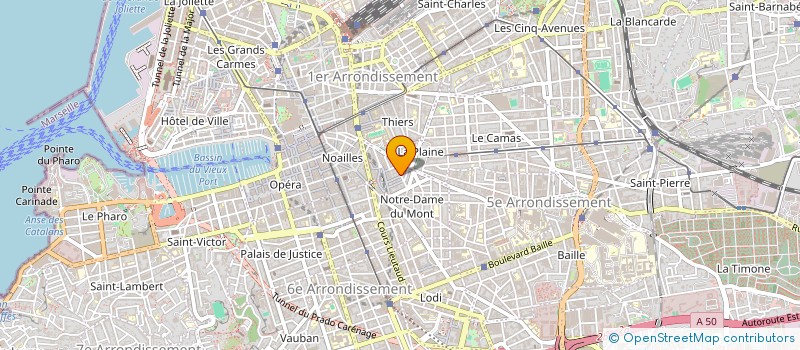 localisation de l'entreprise MARSEILLE CAFE CULTURE à MARSEILLE