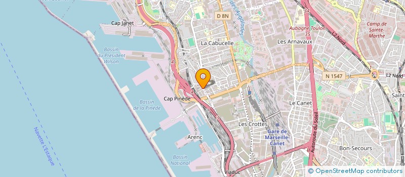localisation de l'entreprise MARSEILLE CAR RENTAL - M.C.R. à MARSEILLE