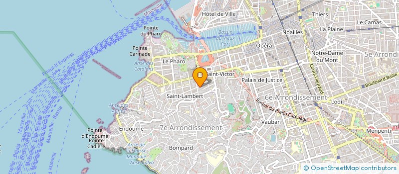 localisation de l'entreprise MARSEILLE CENTRE  MARSEILLE