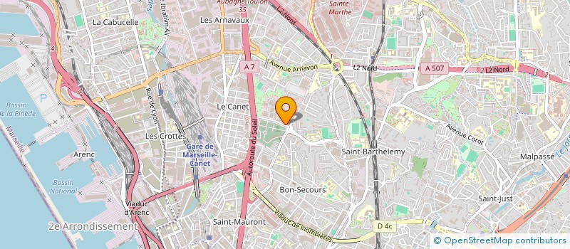 localisation de l'entreprise MARSEILLE COURSES à MARSEILLE