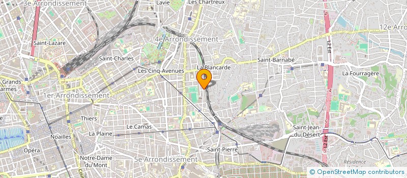 localisation de l'entreprise MARSEILLE COUVERTURE à MARSEILLE