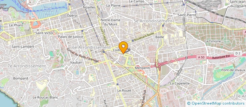 localisation de l'entreprise MARSEILLE CREAMARKET à MARSEILLE