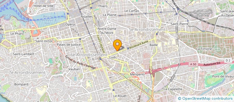 localisation de l'entreprise MARSEILLE DEVELOPPEMENT IMMOBILIER à MARSEILLE