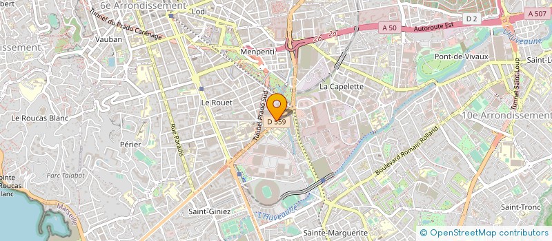 localisation de l'entreprise MARSEILLE-ECHAPPEMENT à MARSEILLE