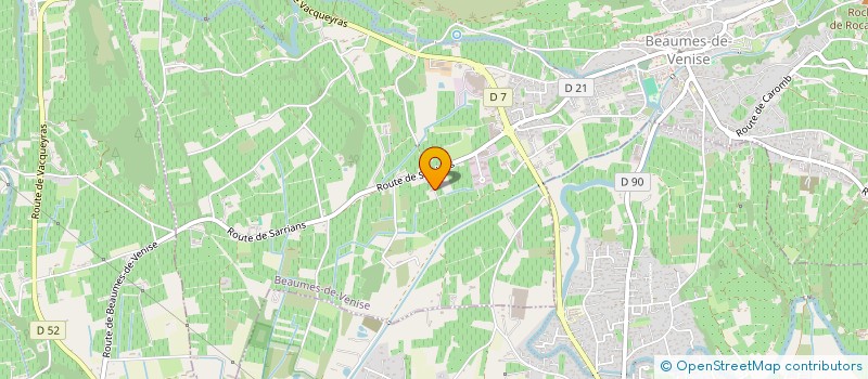 localisation de l'entreprise MARSEILLE ET FILS à BEAUMES-DE-VENISE