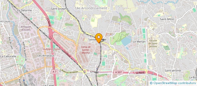 localisation de l'entreprise MARSEILLE EVOLUTION à MARSEILLE