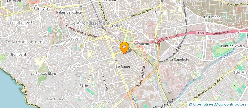 localisation de l'entreprise MARSEILLE FORMATIONS 13 à MARSEILLE