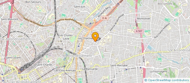 localisation de l'entreprise MARSEILLE GYM à MARSEILLE