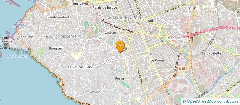 localisation de l'entreprise MARSEILLE IMMOBILIER à MARSEILLE