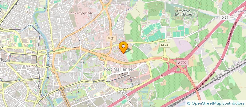 localisation de l'entreprise MARSEILLE LABRO à MONTPELLIER