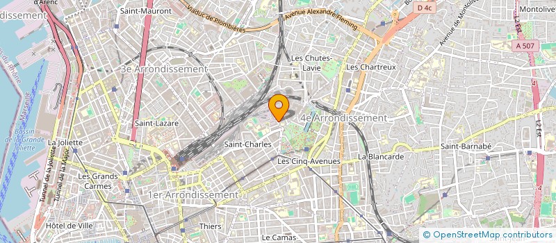 localisation de l'entreprise MARSEILLE LONGCHAMP à MARSEILLE