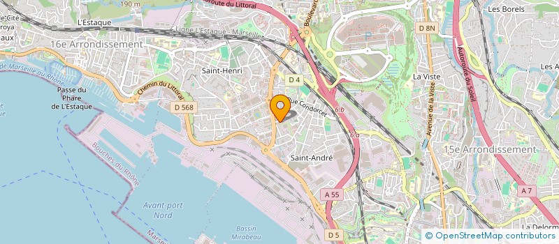 localisation de l'entreprise MARSEILLE MARINE à MARSEILLE
