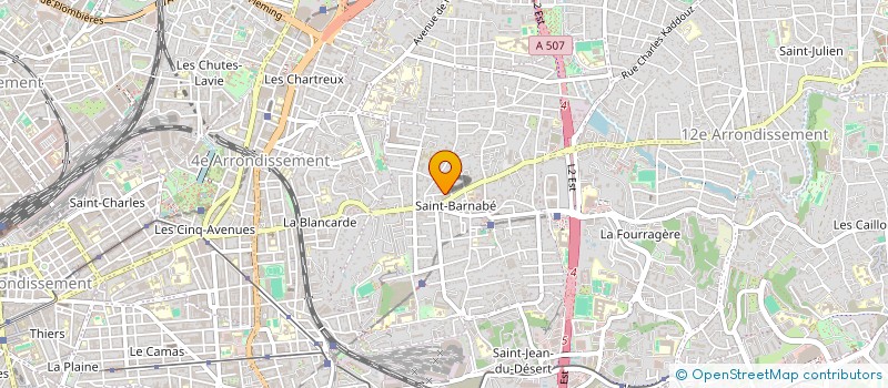 localisation de l'entreprise MARSEILLE MIROITERIE à MARSEILLE