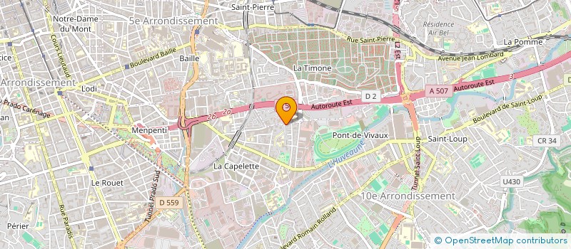 localisation de l'entreprise MARSEILLE MOTOS TRANSPORT à MARSEILLE