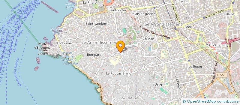 localisation de l'entreprise MARSEILLE NAGE - TEAM MARSEILLE NATATION à MARSEILLE