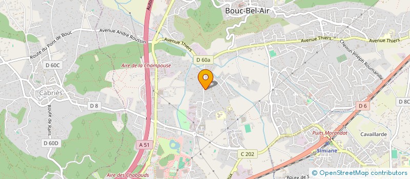 localisation de l'entreprise MARSEILLE NORD INVEST à BOUC-BEL-AIR
