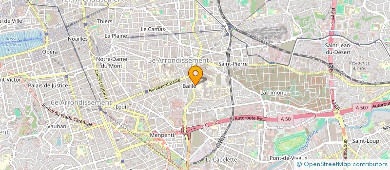 localisation de l'entreprise MARSEILLE ORGANISATION FOR STUDENT AND INTERNATIONAL CULTURE EXCHANGE - MOSAIC  MARSEILLE