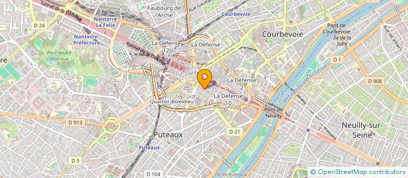 localisation de l'entreprise MARSEILLE PALACE 2 SAS  PUTEAUX