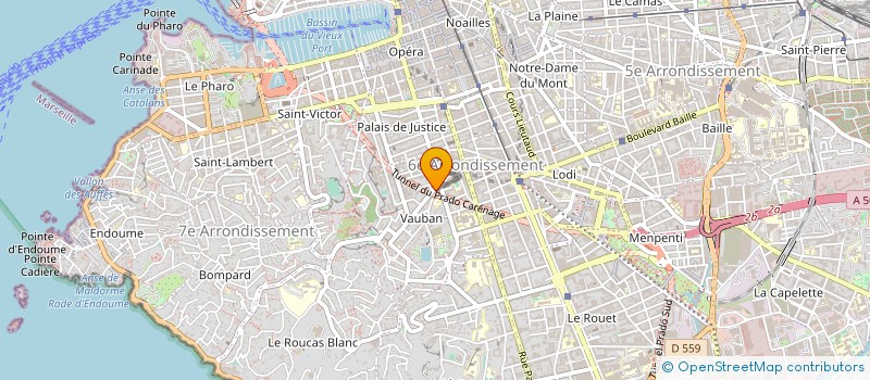 localisation de l'entreprise MARSEILLE PAPIERS PEINTS à MARSEILLE