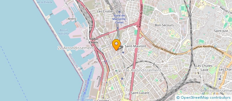 localisation de l'entreprise MARSEILLE PIZZA FOURNITURE à MARSEILLE