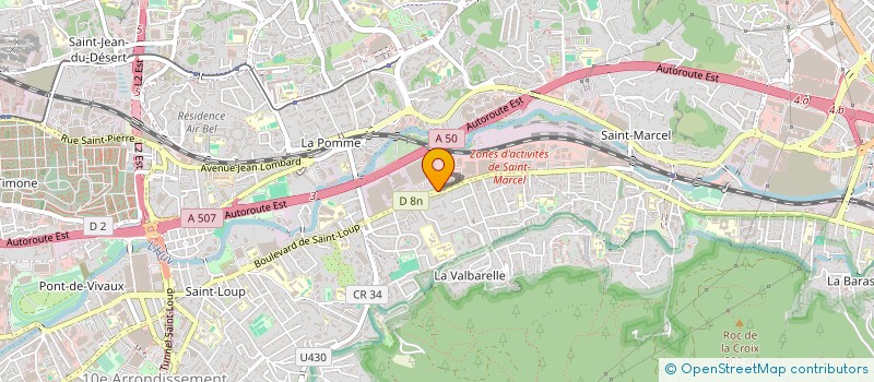 localisation de l'entreprise MARSEILLE PLUS PROVENCE LE MAG à MARSEILLE