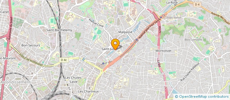 localisation de l'entreprise MARSEILLE POUR LA VIE  MARSEILLE