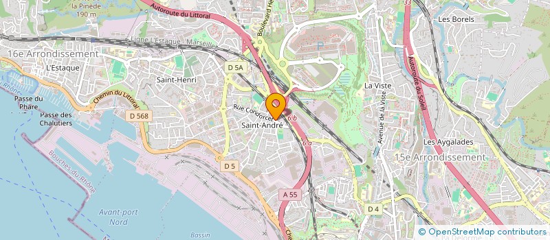 localisation de l'entreprise MARSEILLE PRO INVEST à MARSEILLE