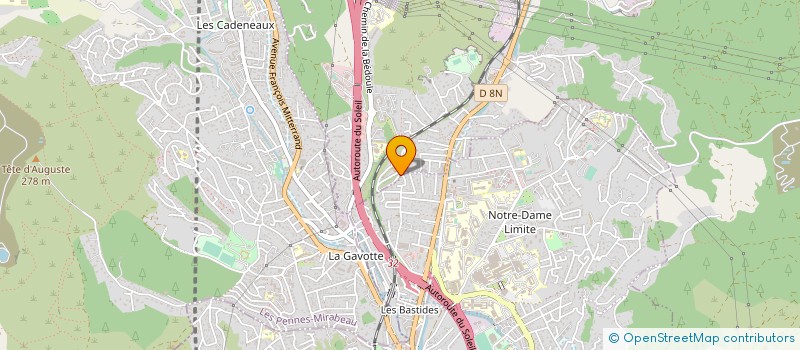 localisation de l'entreprise MARSEILLE PROVENCE DRIVER  SEPTEMES-LES-VALLONS