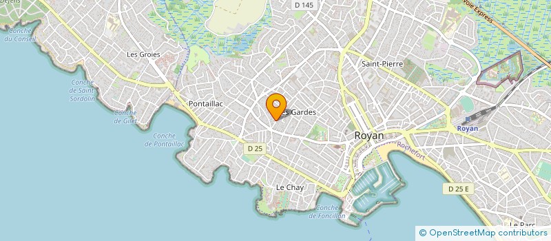 localisation de l'entreprise MARSEILLE SERVICES à ROYAN