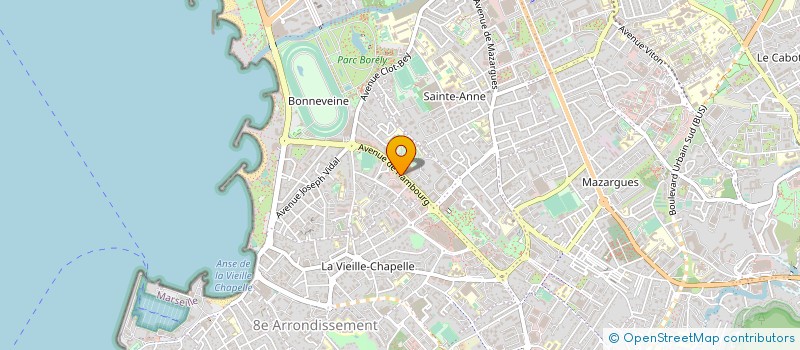 localisation de l'entreprise MARSEILLE STE ANNE à MARSEILLE
