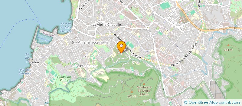 localisation de l'entreprise MARSEILLE SUD OLYMPIQUE ROY D'ESPAGNE à MARSEILLE