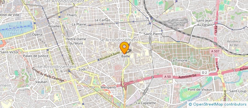 localisation de l'entreprise MARSEILLE SYNDIC BVE à MARSEILLE