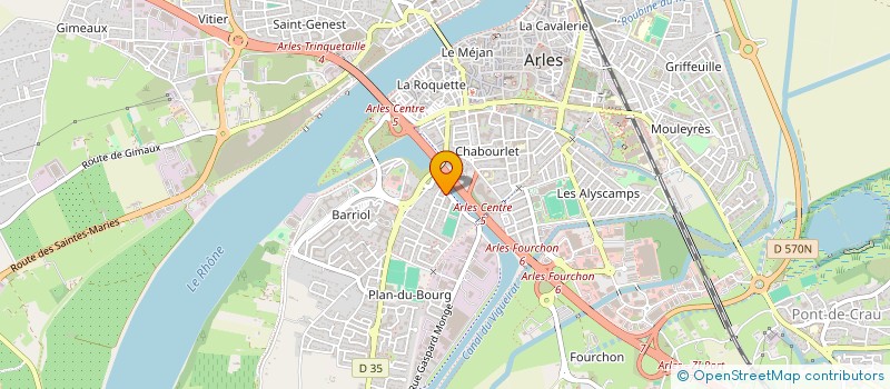 localisation de l'entreprise MARSEILLE TAXIS SERVICES à ARLES
