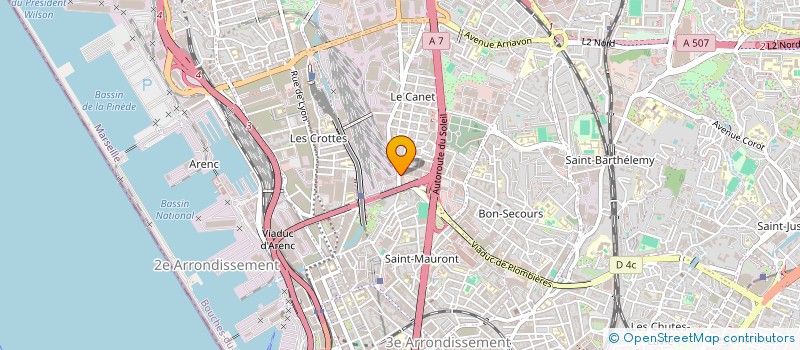 localisation de l'entreprise MARSEILLE TRAVAUX RENOVATION à MARSEILLE