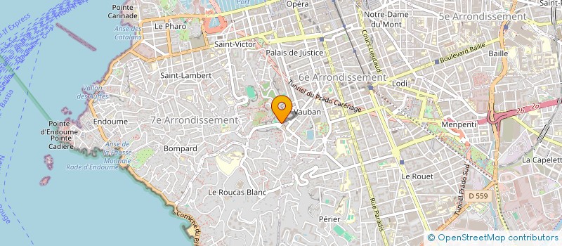 localisation de l'entreprise MARSEILLE VINTAGE  MARSEILLE