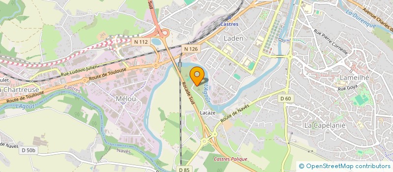 localisation de l'entreprise MARSEM  CASTRES