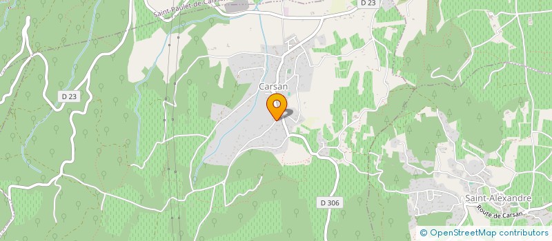 localisation de l'entreprise MARSENE  CARSAN