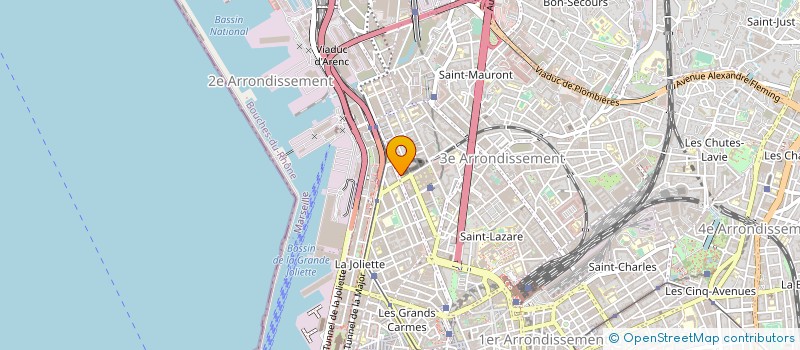 localisation de l'entreprise MARSEPADIS à MARSEILLE
