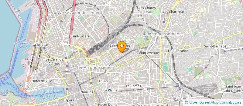 localisation de l'entreprise MARSERART à MARSEILLE