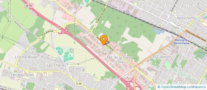 localisation de l'entreprise MARSHA INVESTISSEMENTS à HERBLAY-SUR-SEINE