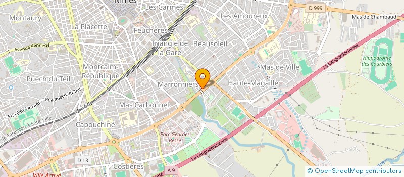 localisation de l'entreprise MARSHAL  NIMES