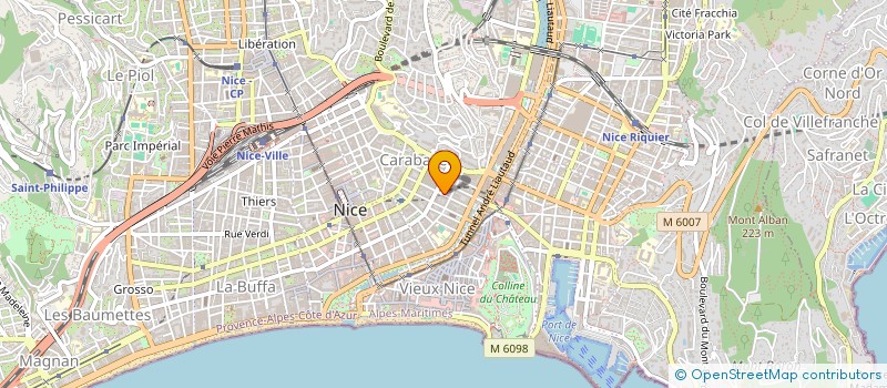 localisation de l'entreprise MARSHALL à NICE