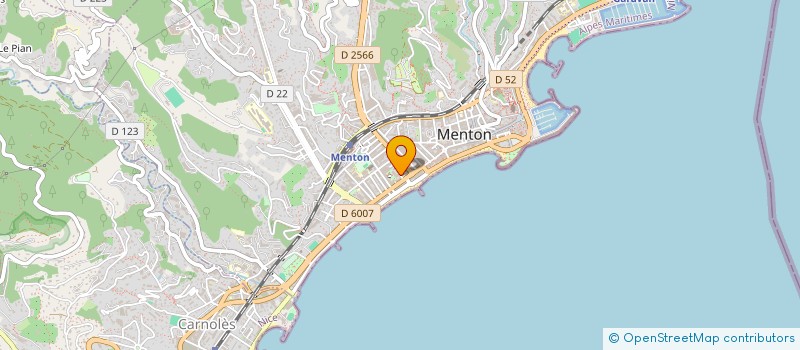 localisation de l'entreprise MARSHALL  MENTON